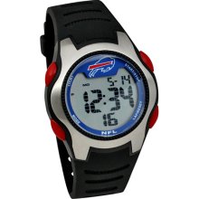 Buffalo Bills wrist watch : Buffalo Bills Training Camp Watch - Silver/Black