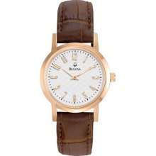 Bulova 97L121 Women's 97L121 Leather strap Watch