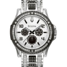 Bulova 98c005 Mens Crystal Watch