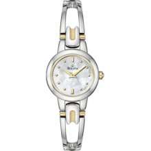 Bulova Ladies Mother-of-pearl Bracelet Watch 98l141