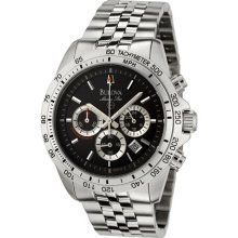 Bulova Marine Star Men's Chronograph - Date - Charcoal Gray Dial -