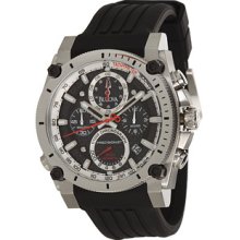 Bulova Men's Precisionist Black Chronograph Watch