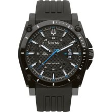 Bulova Precisionist Black Carbon Fiber Watch