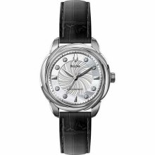 Bulova Precisionist Diamond Leather Ladies Watch