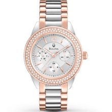 Bulova Women s Watch Swarovski Elements 98N100- Women's Watches