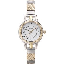 Carriage by Timex Women's White Dial Water-Resistant Watch, Expansion