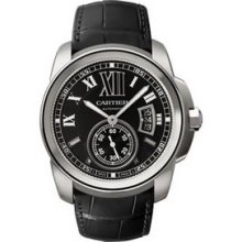 Cartier Calibre Automatic Steel Watch W7100014