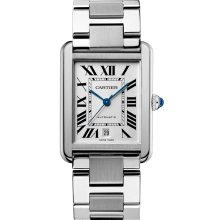 Cartier Men's Tank Solo Silver Dial Watch W5200028