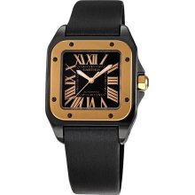 Cartier Santos 100 Pink Gold Medium Watch W2020007