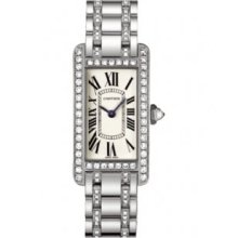 Cartier Tank American Ladies Quartz Watch WB7073MP