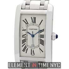 Cartier Tank Collection Tank Americaine 18k White Gold Large 27mm