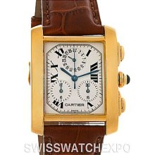 Cartier Tank Francaise Chronoflex Chrongraph W5000556 Watch