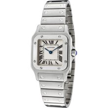 Cartier Watches Women's Santos De Cartier Galbee Silver Dial Stainless