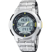 Casio AQF100WD-9B Men's Illuminator Ana-Digi Forester Sports Thermomet