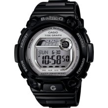 Casio BLX103-1 Women's Baby-G Shock Resist Digital Dial Black Resin Ti