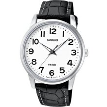 Casio Men's Analogue Watch Mtp-1303l-7bvef With Leather Strap