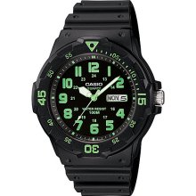 Casio Men's Dive Style Watch Green - Casio Watches