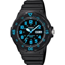 Casio Men's Dive Style Watch Blue - Casio Watches