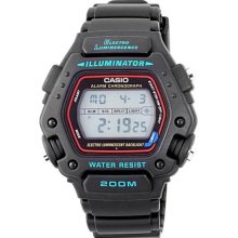 Casio Men's DW290-1V Classic Alarm Chronograph Shock Resistant Sport