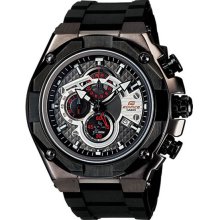 Casio Men's Edifice Black Label Quartz Stainless Steel Gunmetal Chronograph Strap EFX530P-1A