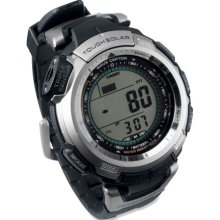 Casio Pathfinder Paw13001V Multifunction Watch, Black/Silver