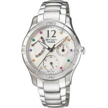 Casio Sheen Chronograph Ladies Watch Shn-3016dp-7a Shn3016dp 7a