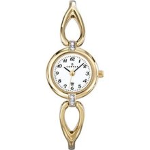 Certus Women's Goldtone Brass Crystal Watch