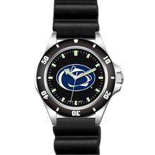 Challenger Penn State Watch with Black Rubber Bracelet