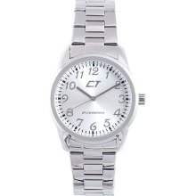 Chronotech Women's Stainless Steel Silver Watch