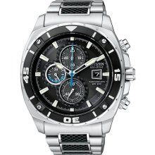 Citizen Eco-Drive Chronograph Two-Tone Mens Watch CA0300-50E