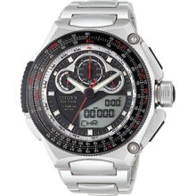 Citizen Eco Drive Promaster SST Men's Bracelet Black Dial JW0010-52E