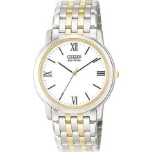 Citizen Eco-Drive Stiletto Men's Two-Tone Watch AR0014-52A