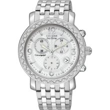 Citizen Eco-Drive Swarovski Crystal Chronograph Women's Watch FB1290-58A