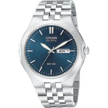 Citizen Men's Corso Eco-Drive Stainless Steel Blue Dial BM8400-50L