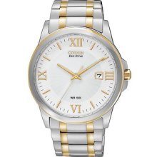 Citizen Mens Eco-drive Bm7264-51a Two-tone Classic Watch In Stock