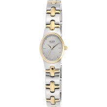 Citizen Womens Oval Dial Two-Tone Watch