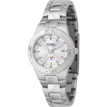 Classic Custom Sport Watch, Logo watch with white dial by Fossil