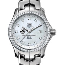 Columbia TAG Heuer Watch - Women's Link Watch w/ Diamond Bezel