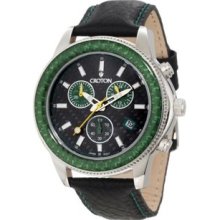 Croton Men's CC311295BSGR Chronomaster Chronograph Black Carbon Fiber