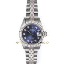 Datejust 69174 Steel Jubilee Band Blue Diamond Dial & Bezel