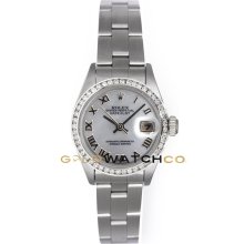 Datejust 69174 Steel Oyster Band MOP Roman Dial & Bezel