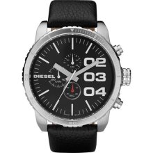 Diesel Men's Stainless Steel/ Leather XXL Watch