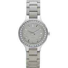 DKNY Ceramic Light Grey Dial Women's Watch #NY8469