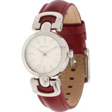 DKNY Red Leather Women's Watch NY4949