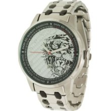 Ed Hardy Men's Midnight Quartz Stainless Steel Bracelet Watch