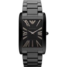 Emporio Armani Black Ion Ladies Watch AR2064