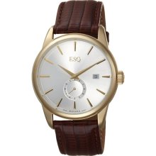 Esq By Movado Gentlemen wrist watches: Chronicle Steel Gold Tone 07301