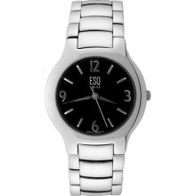 ESQ Men's Stainless Steel Verve Black Dial Quartz 07300804