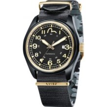 EV-7002-05 Evisu Mens Hiro Automatic Gold Black Watch