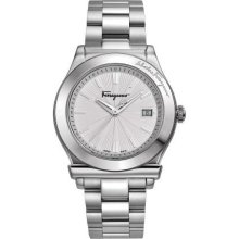 Ferragamo F62LBQ9902 S099 Watch Ferragamo 1898 Mens - Silver Dial